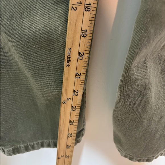 Free People We the Free Olive Green Ziggy Denim Overalls. - Picture 3 of 8